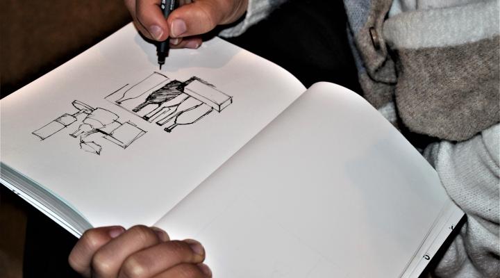 Sketching: Morandi cobra vida en La Pedrera