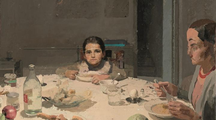 La cena, 1971-1980. © Antonio López, VEGAP, Barcelona, 2023.